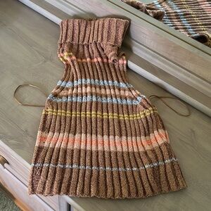 FREE PEOPLE STRIPED SWEATER TANK